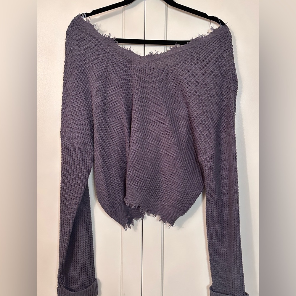 Off Shoulder Sweater